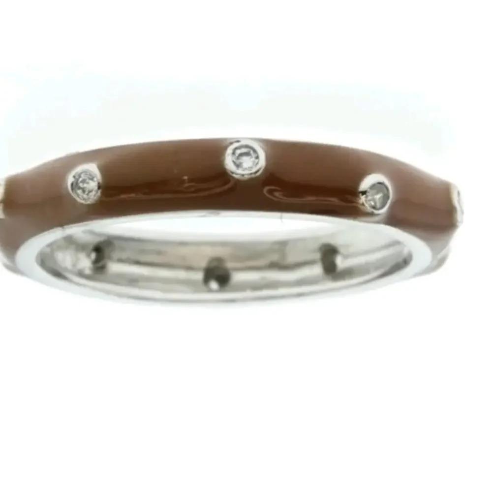 Enamel and sterling band NWT‎ 7